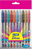 Набор гелевых ручек c блестками Linc SHINE 0,7mm